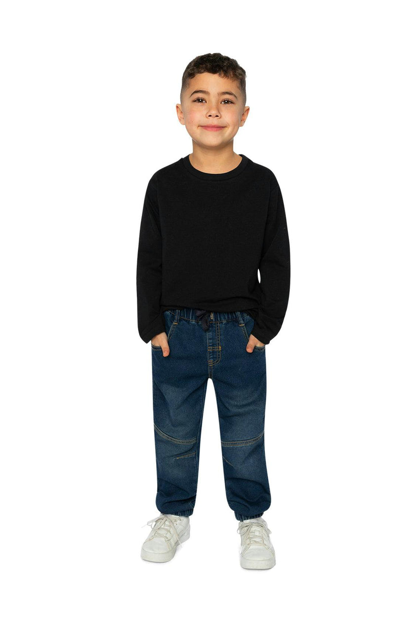 Organic Cotton Long Sleeve T-Shirt Black