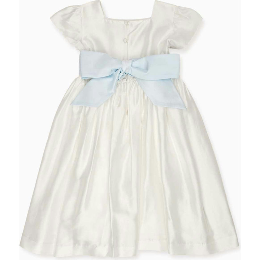 Ivory Emilie Silk Ceremony Girl Dress