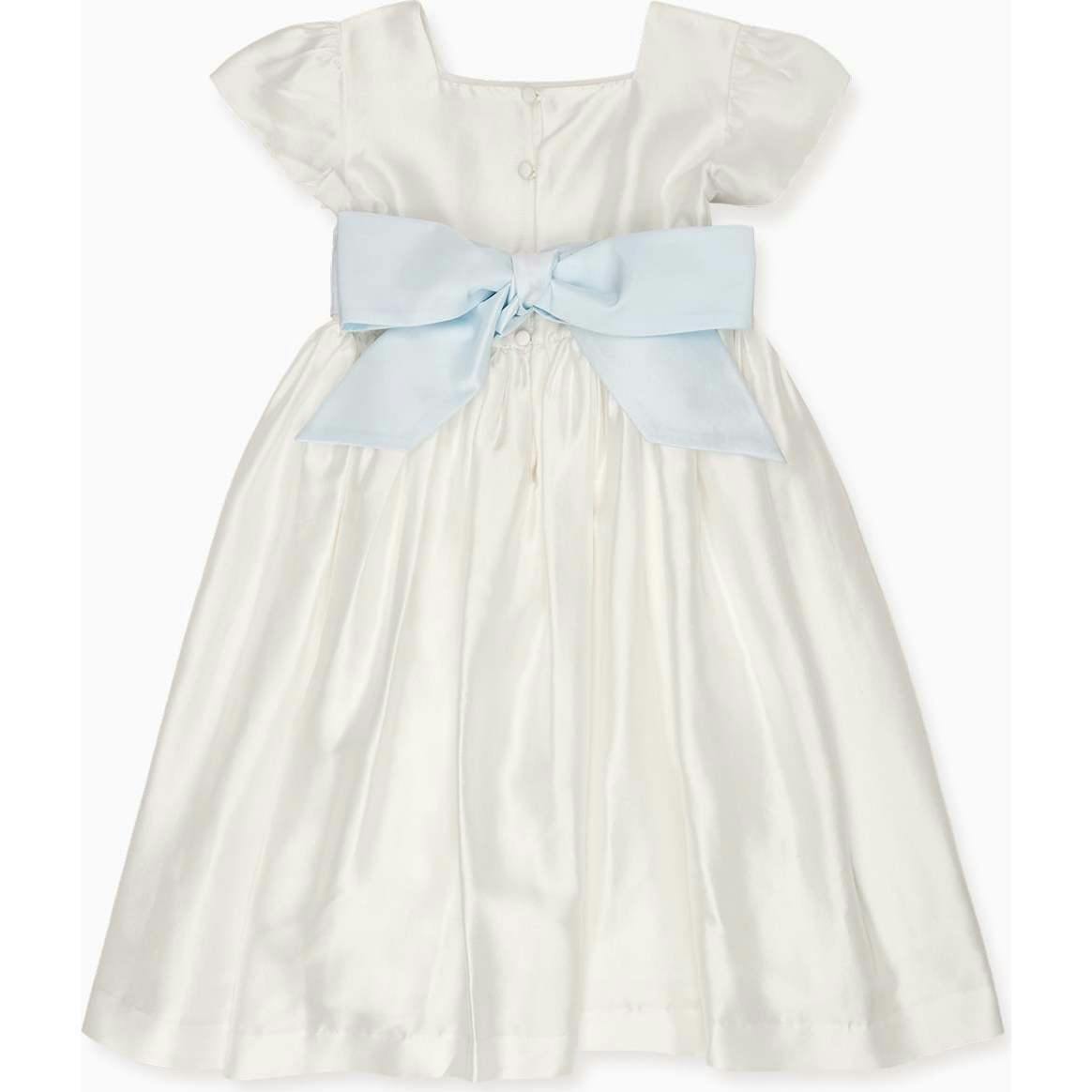 Ivory Emilie Silk Ceremony Girl Dress