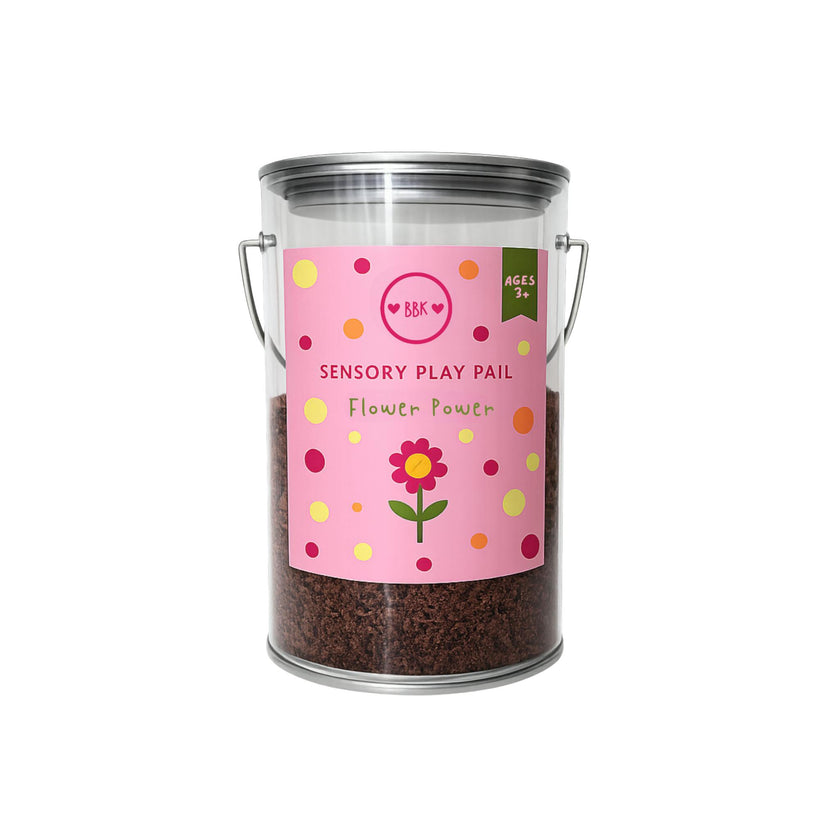 Sensory Play Pail Flower Power