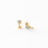 Tennis Racquet Stud Earrings