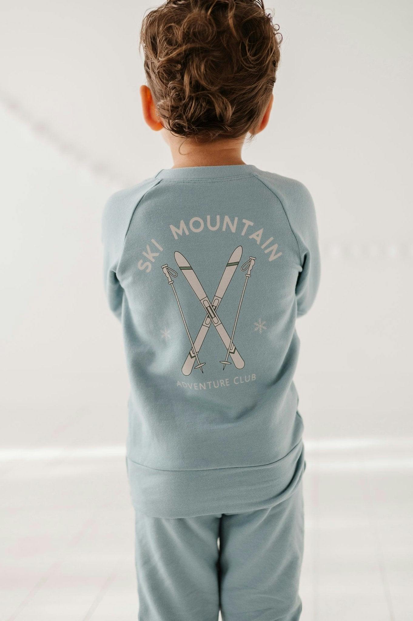 Boys Raglan Sweatshirt in Ski Mountain