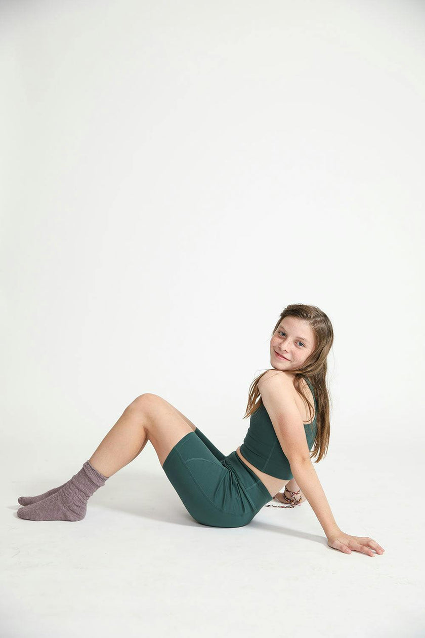 Longline Crop in Pine