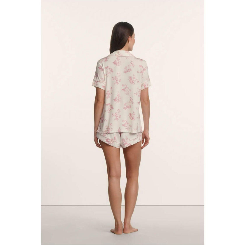 Gisele Printed TENCEL™ Modal Relaxed Short PJ Set, Pink