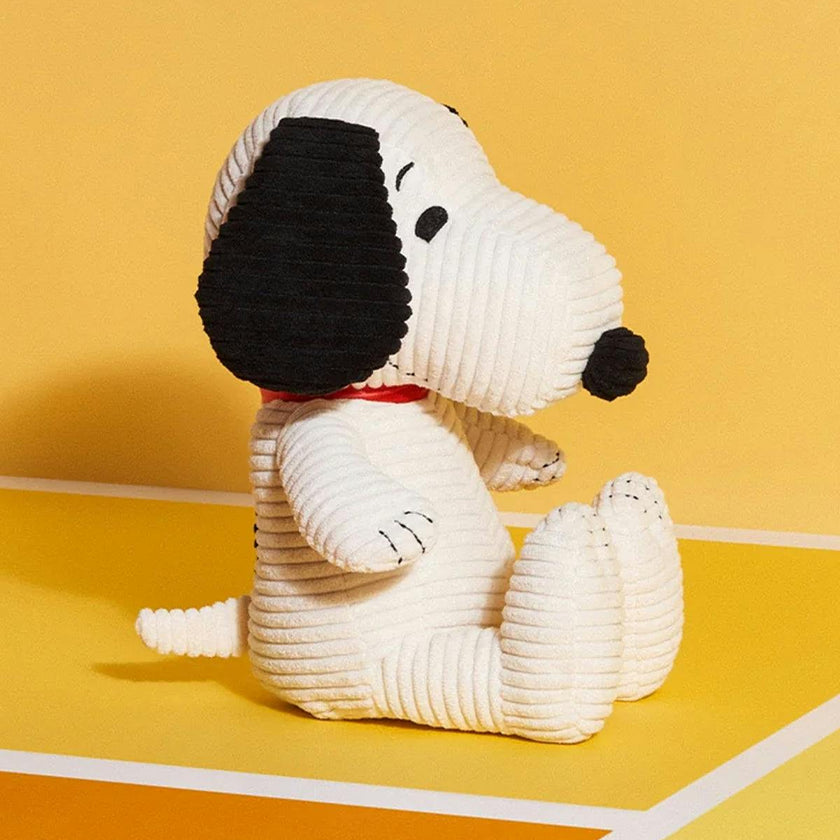 Plush Peanuts Snoopy Corduroy Cream 11"