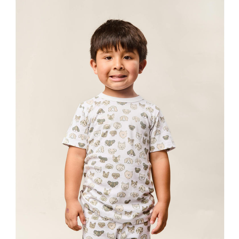 Mini Woof Squad Grey T-shirt