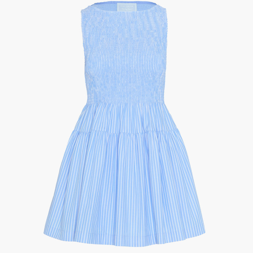 The Cosima Mini Nap Dress - Blue Stripe
