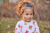 Recycled Jersey Flowers Baby Dress