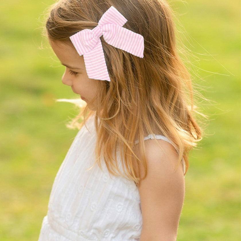 Seersucker Hair Bow