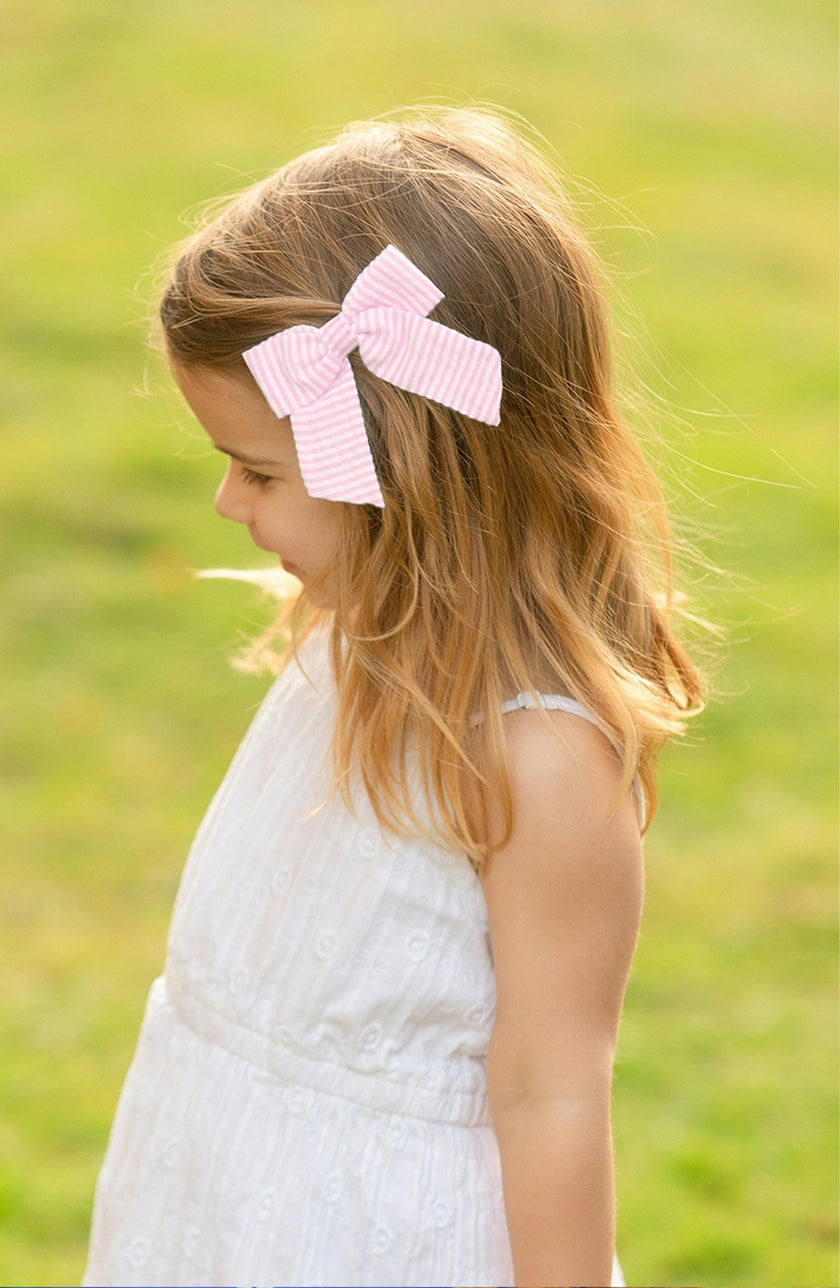 Seersucker Hair Bow