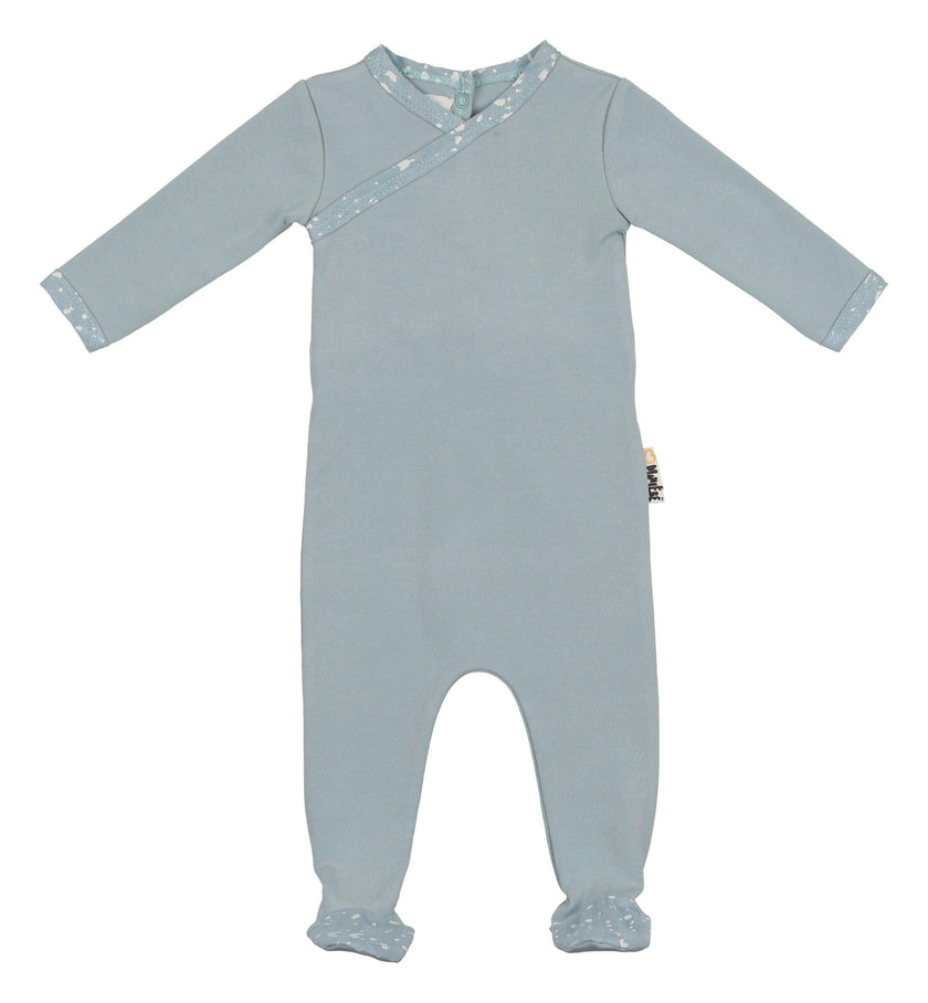 Speckled Wrap Footie