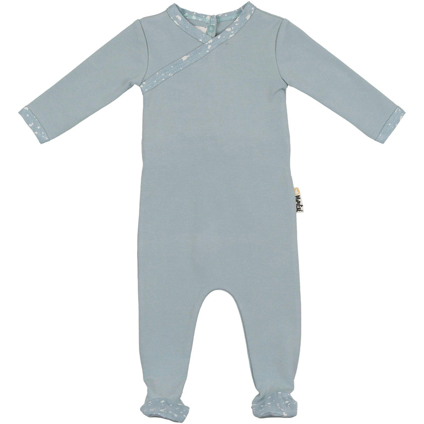 Speckled Wrap Footie
