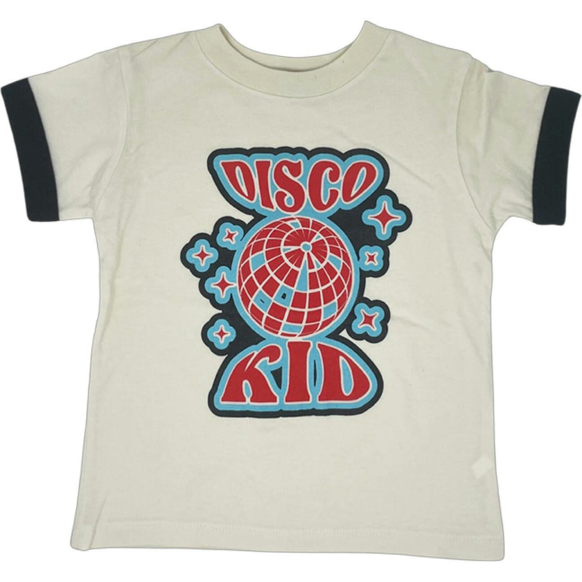 Disco Kid Cream Tee - Unisex for Boys and Girls
