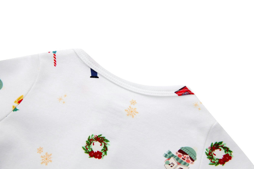 Organic Cotton Magnetic Footie Pajama - London