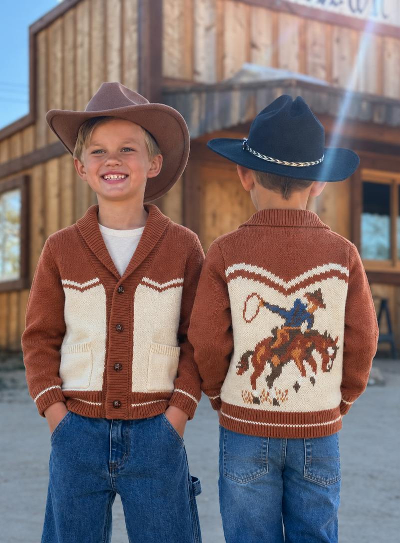 YEEHAW cowboy cardigan