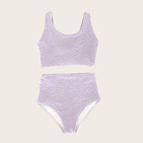 Terry Lavender Floral Two Piece Tank