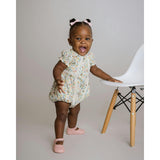 Yellow Floral Bubble Romper
