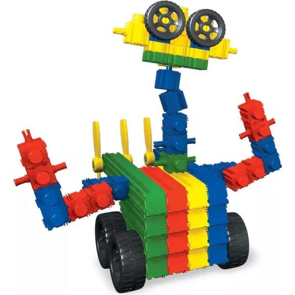 Snapo: Epic Builder's Kit - 550 pcs - Colorful Blocks & Wheels