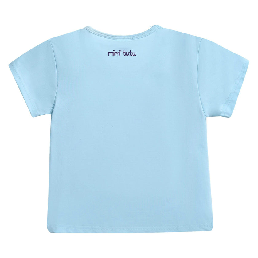 Blue Swan Applique T-Shirt