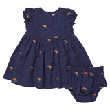 Baby Girls Eliza Dress Set - Eyelet Embroidery