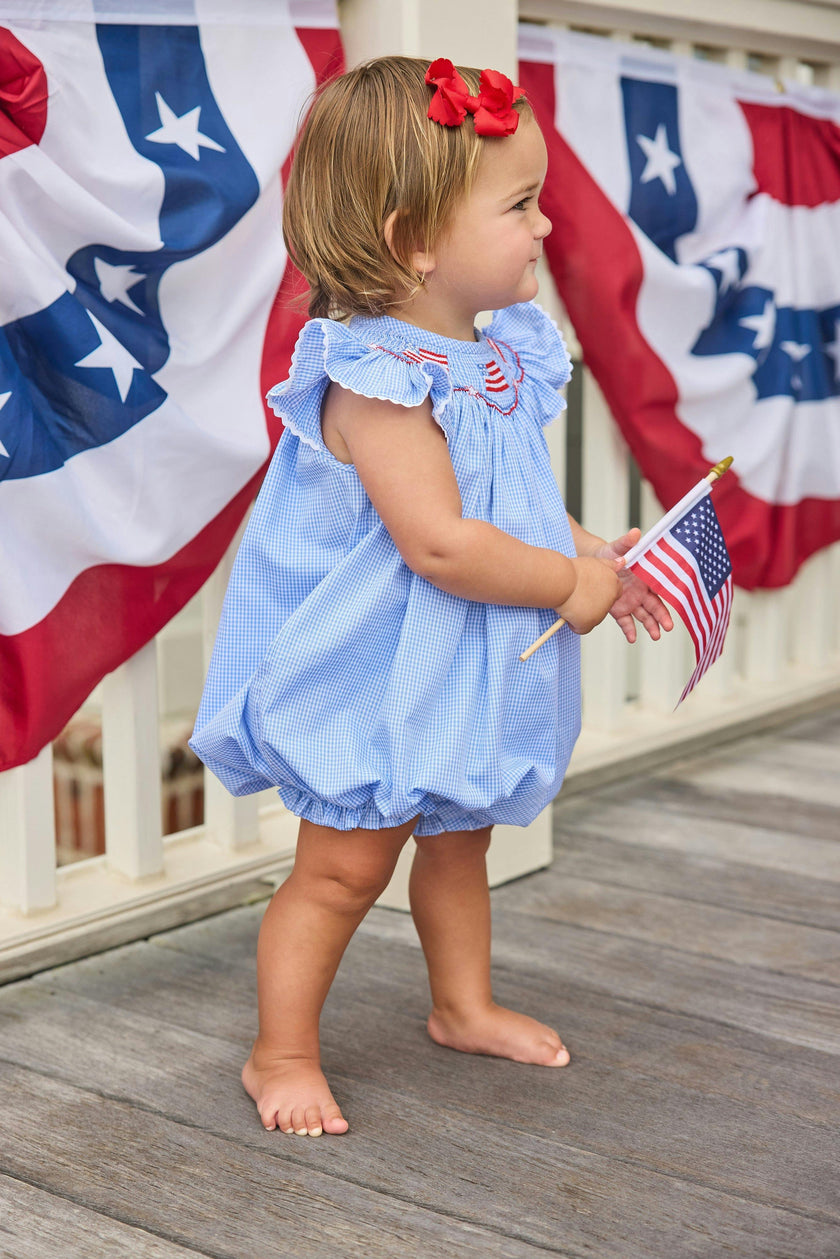 Smocked Bishop Bubble - Flags