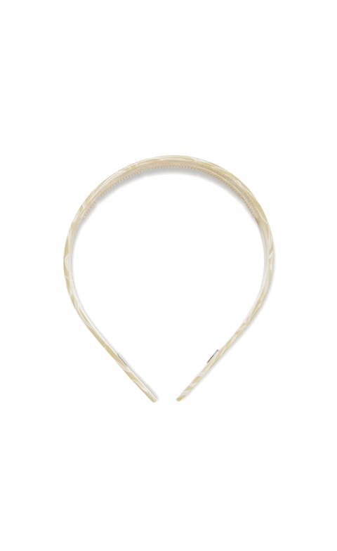 Wide Headband in Ivory