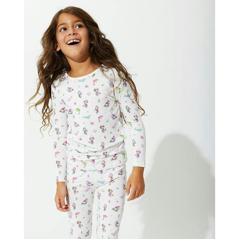 Mermaid Bamboo Kids Pajamas