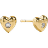Twinkle Heart Studs - Standard