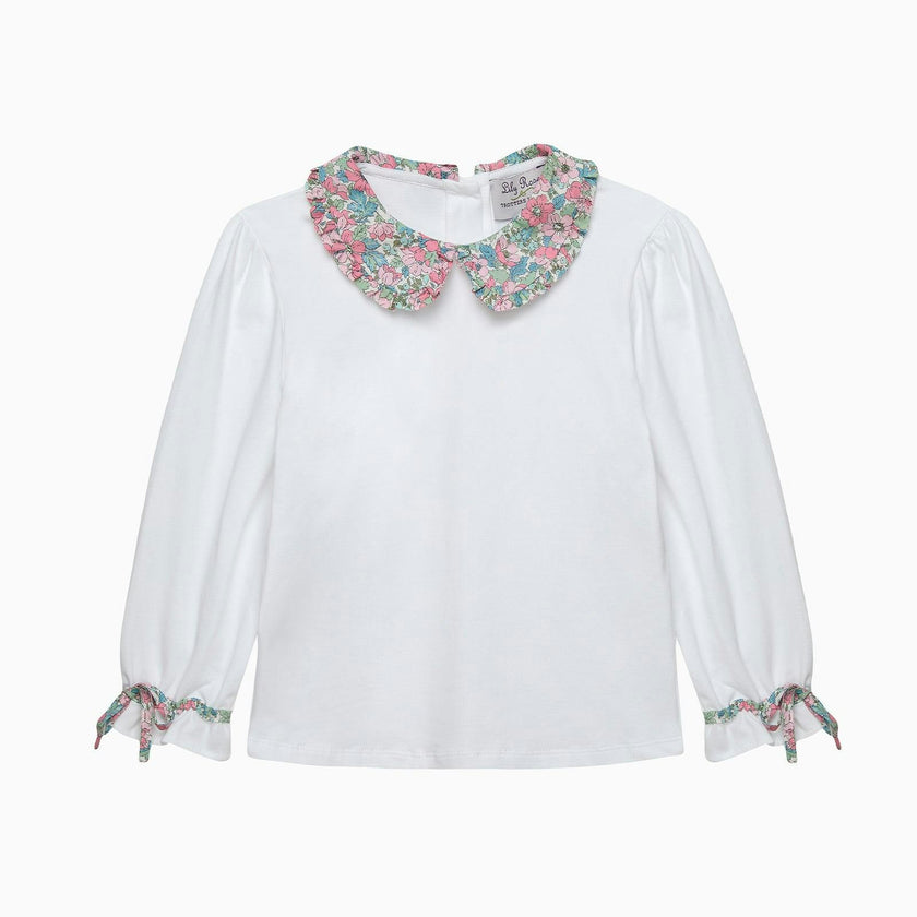 Dahlia Pie Crust Collar Top