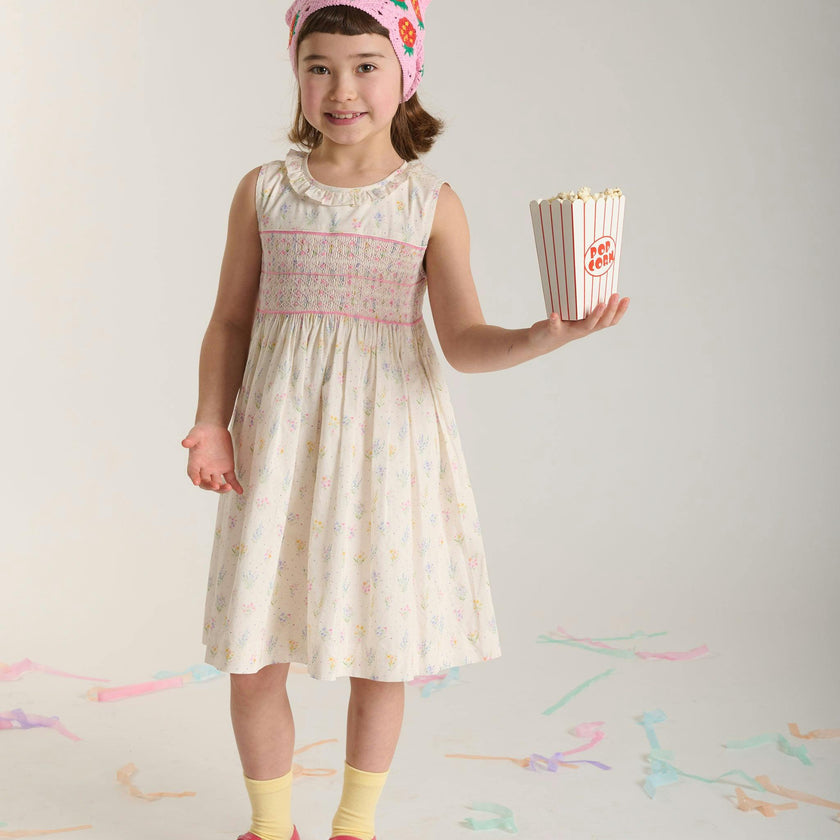 Hand-Smocked Girls Dress - Kacey