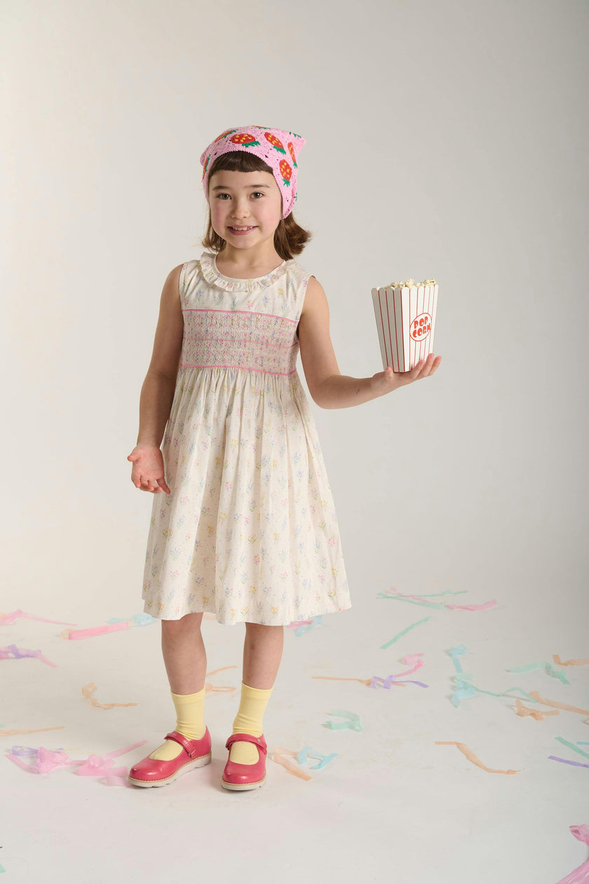 Hand-Smocked Girls Dress - Kacey