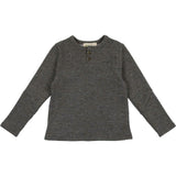Asymmetrical Long Sleeve Henley Shirt