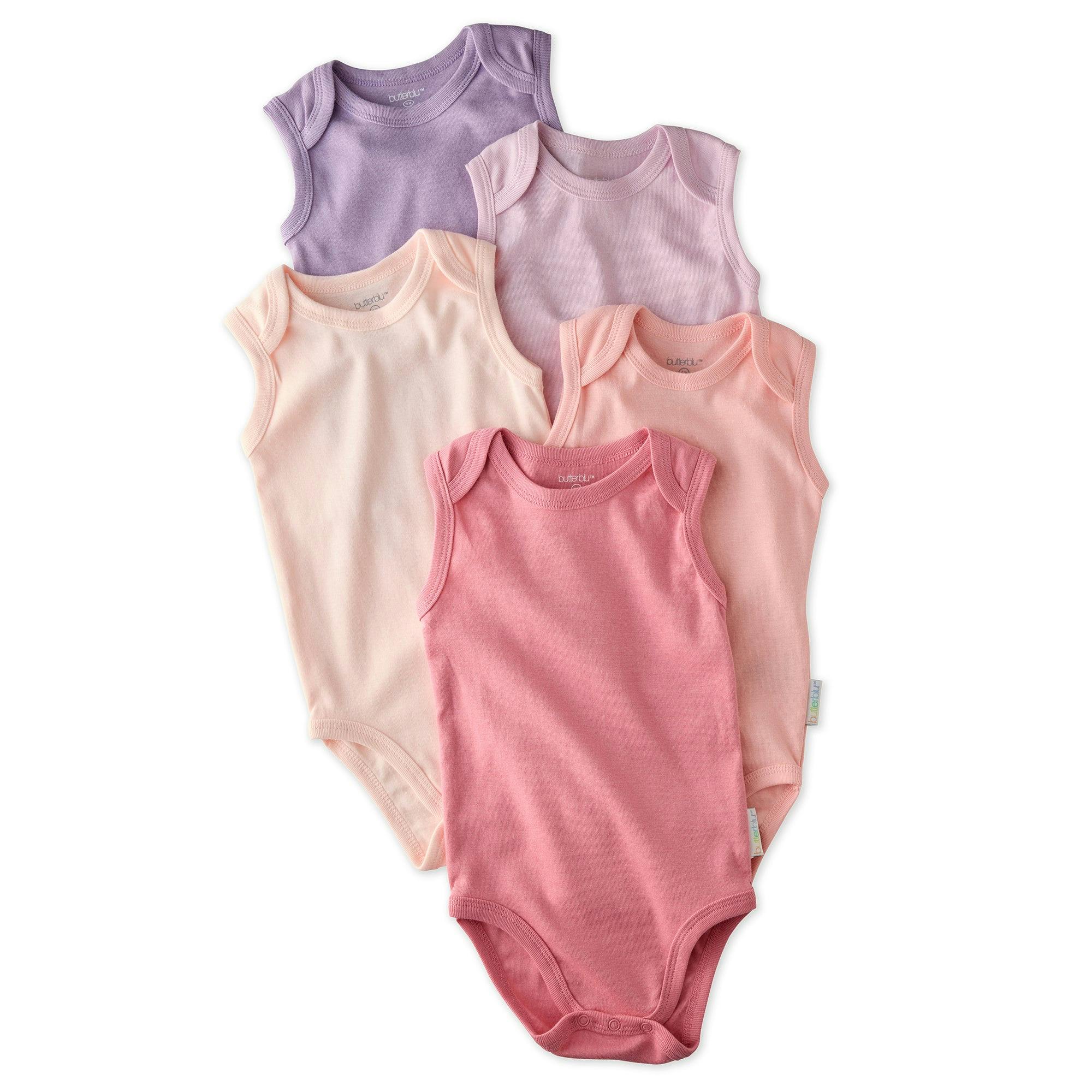 SAM 5-Pack Sleeveless Bodysuits