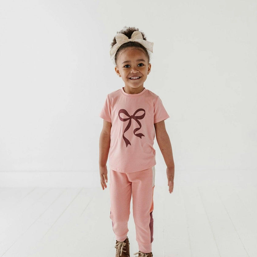 Girl's Short Sleeve Tee Cherries