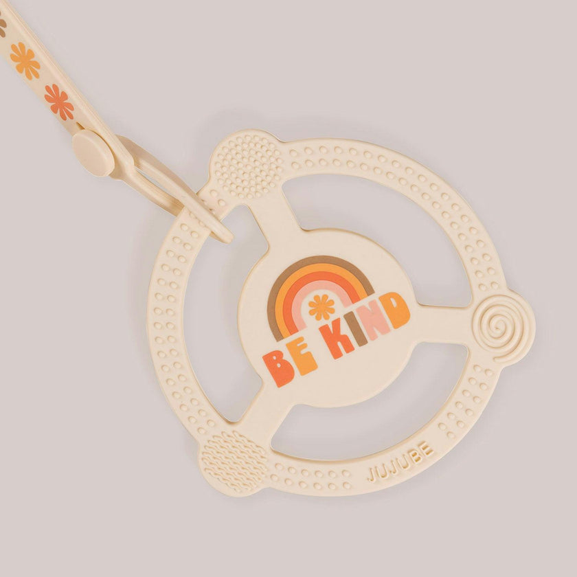 JuJuBe × Studio Oh! Silicone Teether Ring With Detachable Clip