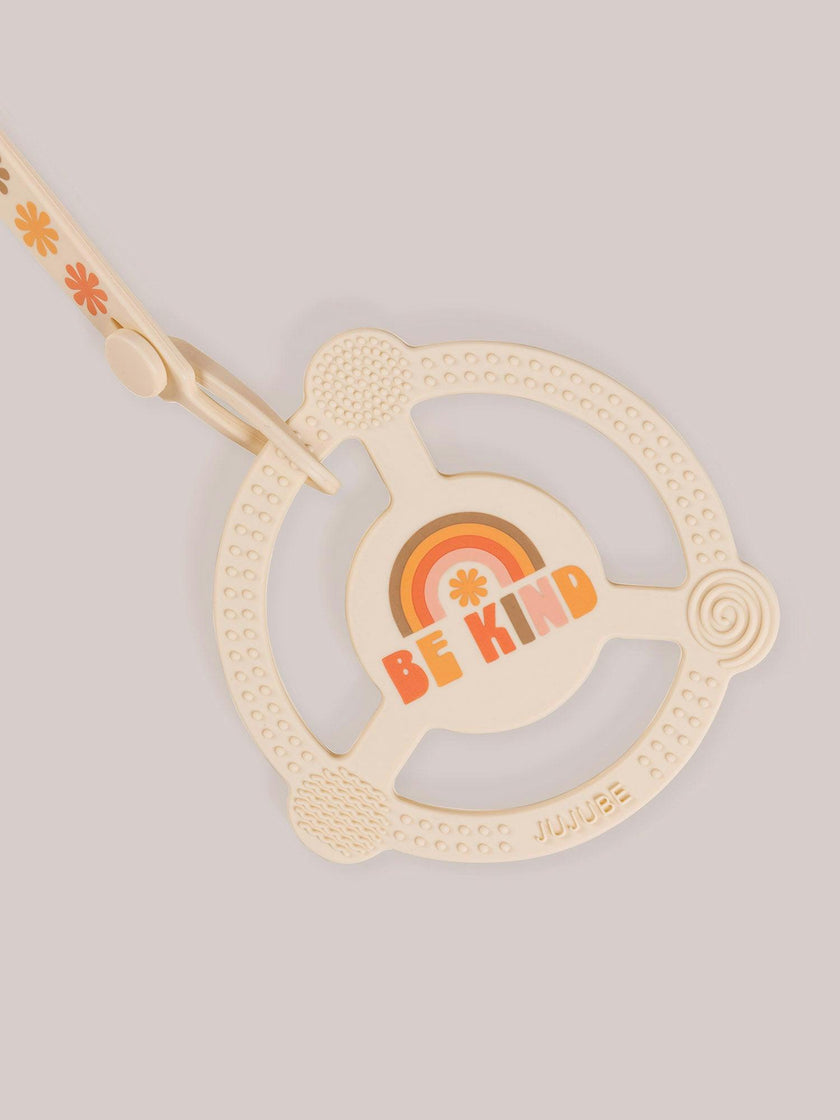 JuJuBe × Studio Oh! Silicone Teether Ring With Detachable Clip