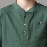 Organic Henley Pocket Tee
