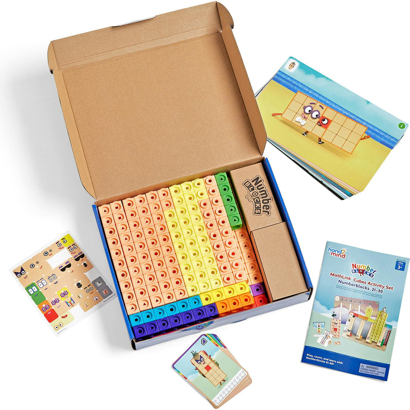 Numberblocks® MathLink® Cubes 21-30 Activity Set