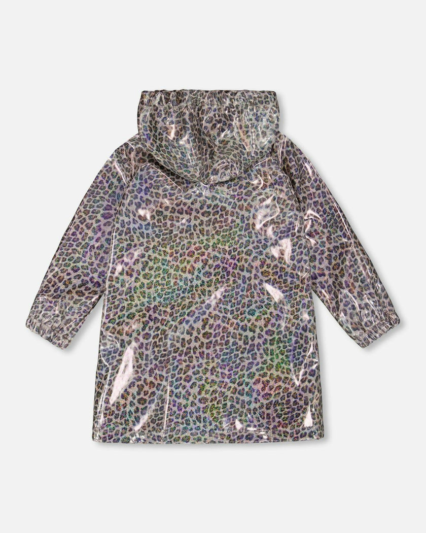 Rain Coat And Hat Set Animal Print