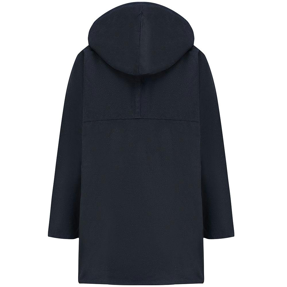 Ebury Padded Wax Jacket - Navy