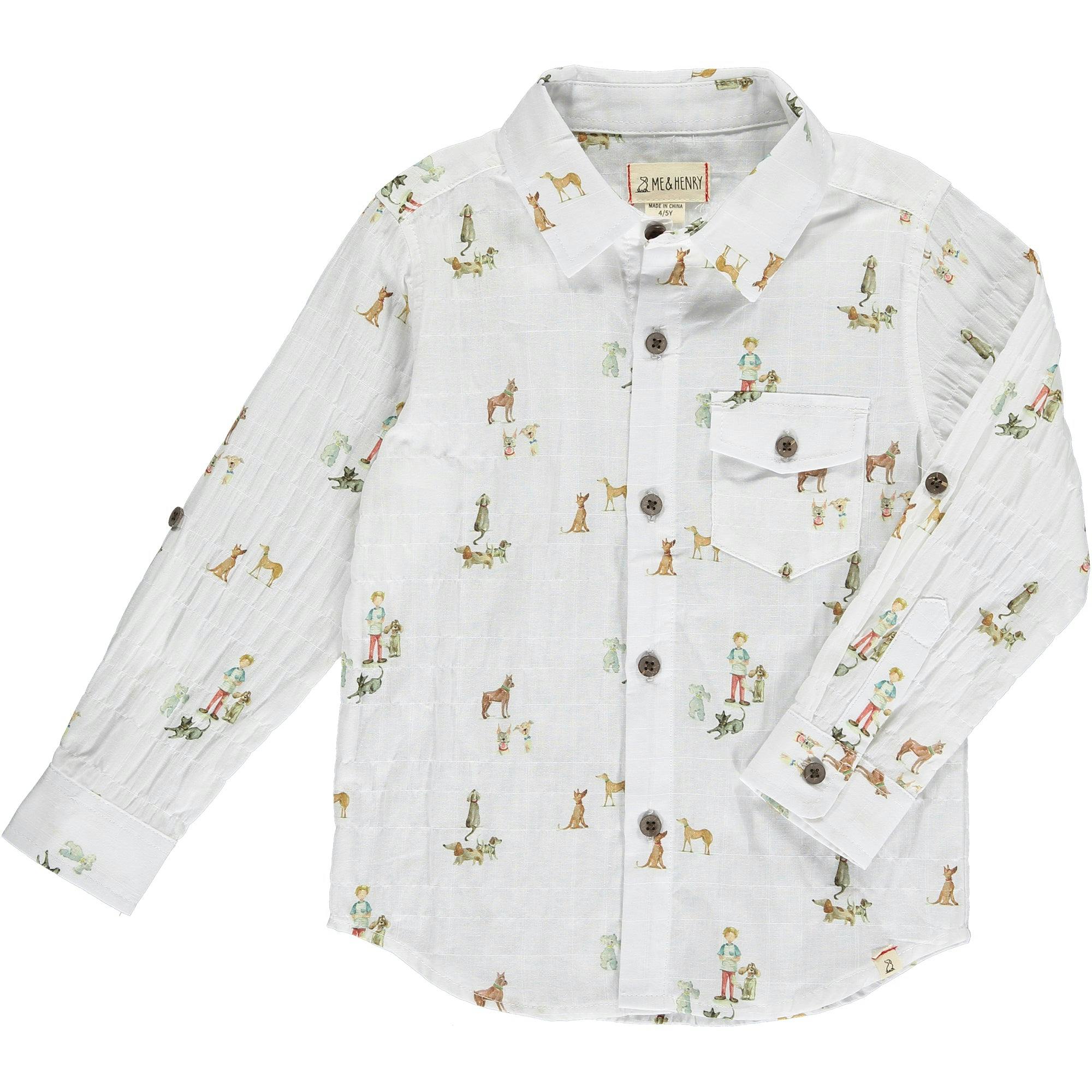 HENRY All Over Print Graphic Shirt