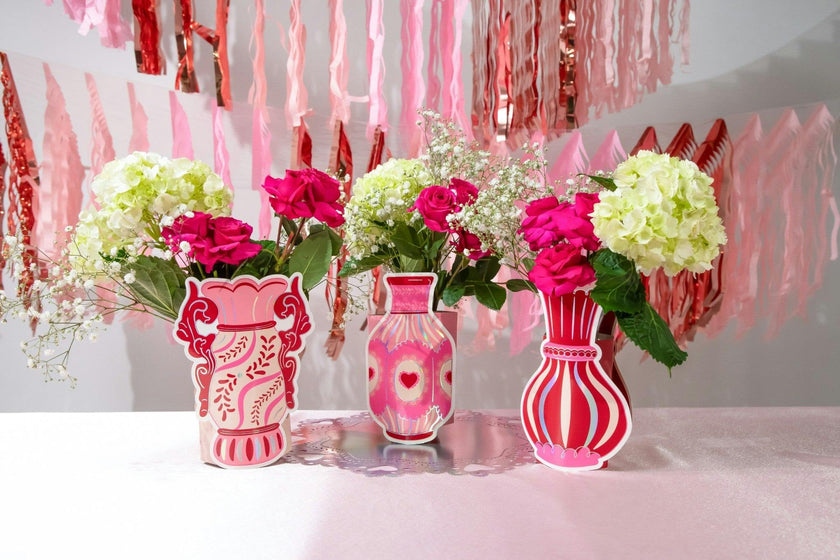 Fine China Pop-Up Vase Slip Covers (set of 3)