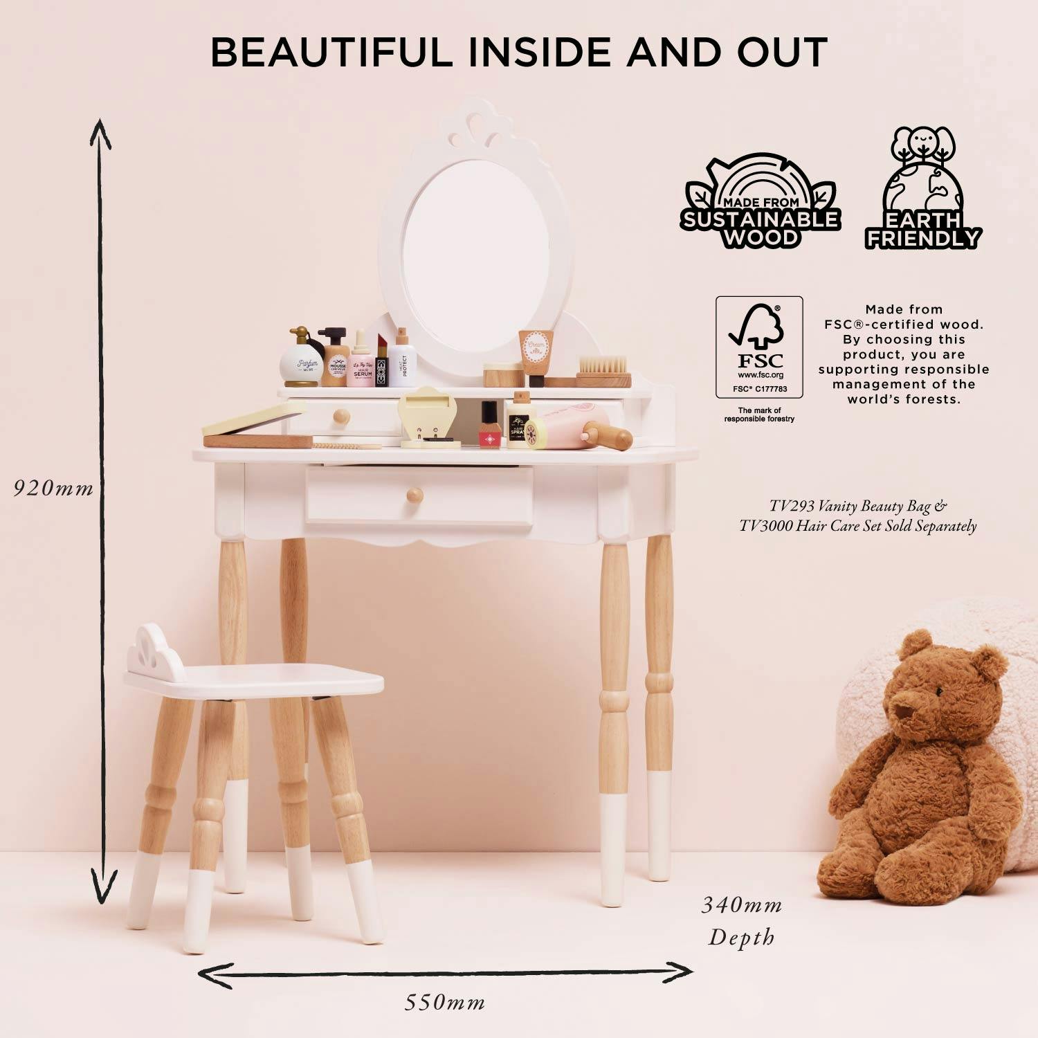 Vanity Table & Stall