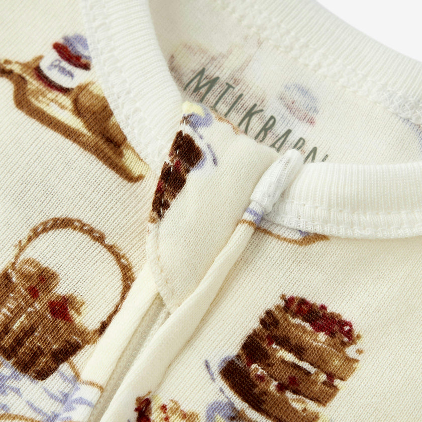 Picnic Organic Cotton Zipper Pajama