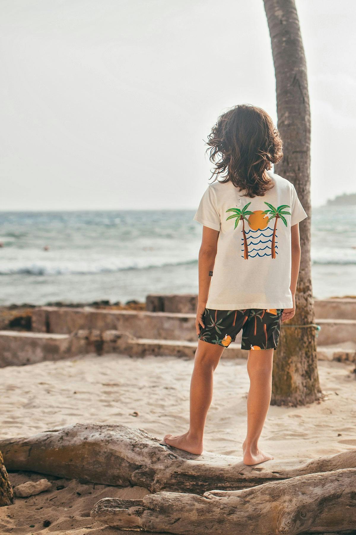 PALMERAS NEGRO - SWIMSHORTS