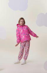 Blake Hooded Reversible Lightweight Down Puffer Jacket, Gems and Pearls
