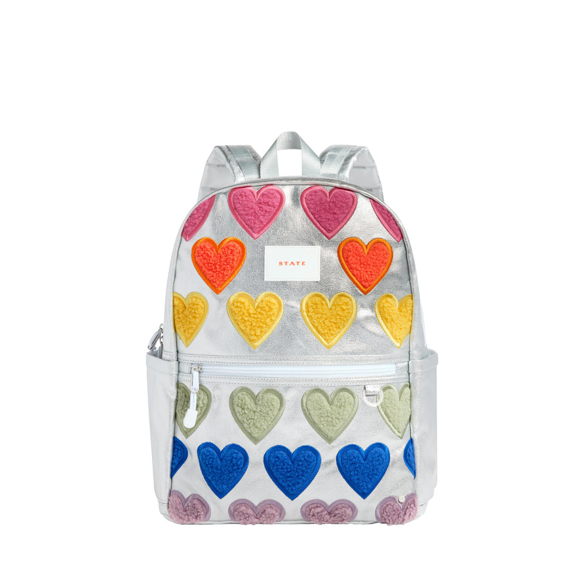 Kane Backpack, Fuzzy Hearts
