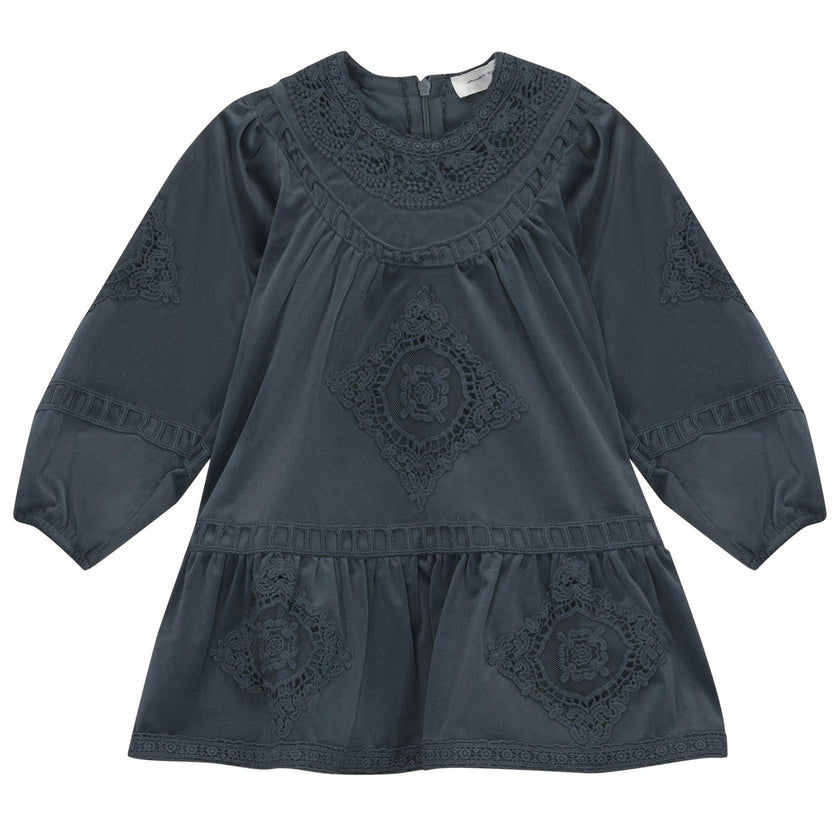 Lace Velvet Dress