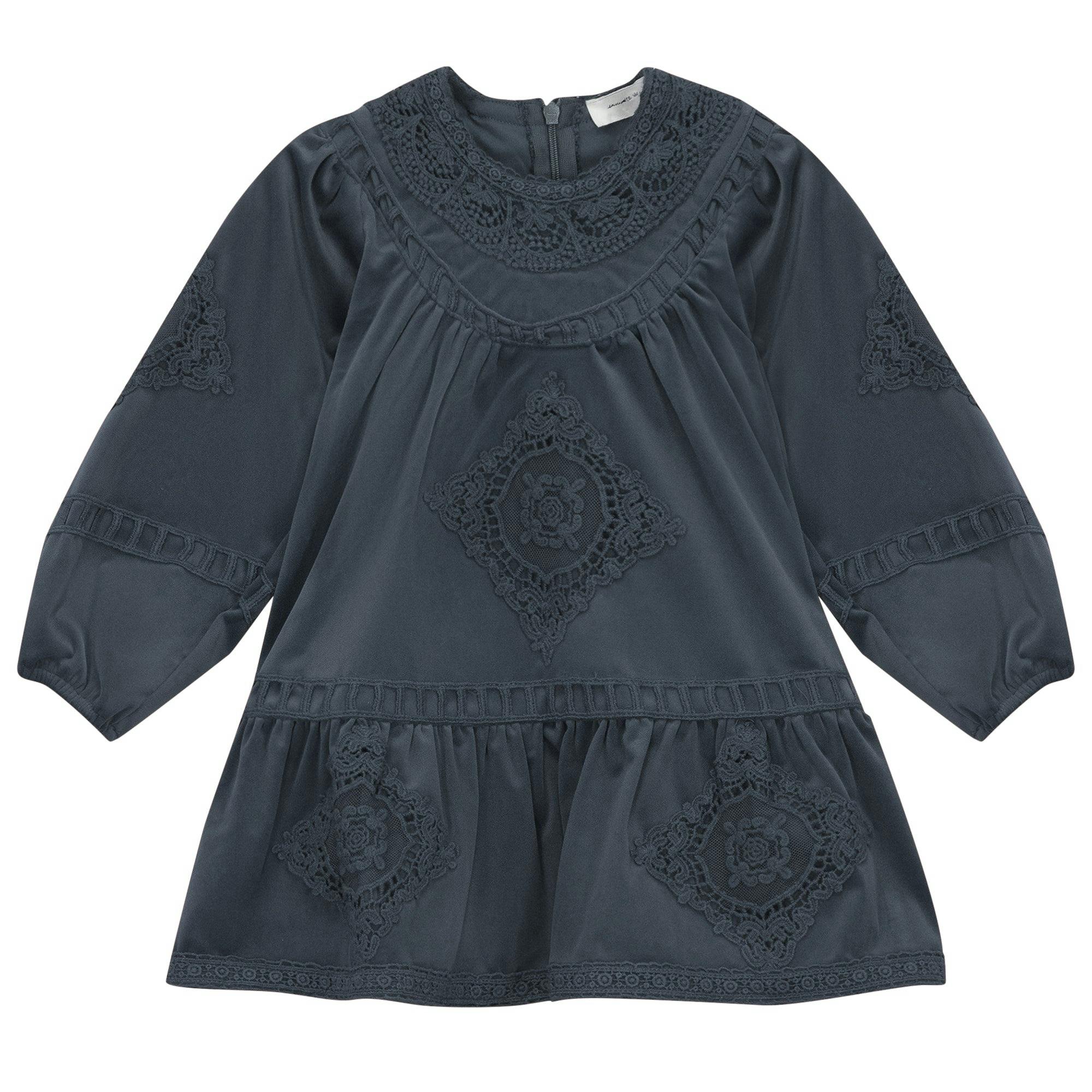 Lace Velvet Dress