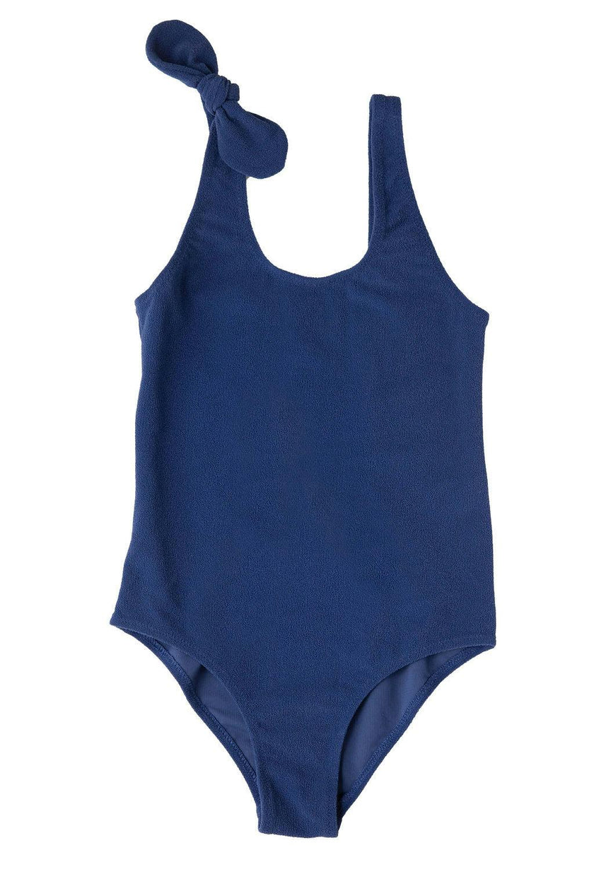 Georgia One Piece Towelling Swimsuit Spaceblue
